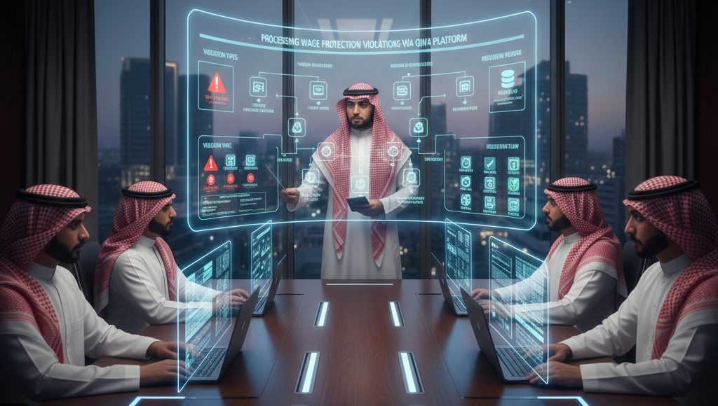 كيفية معالجة مخالفات حماية الأجور عبر منصة قوى
