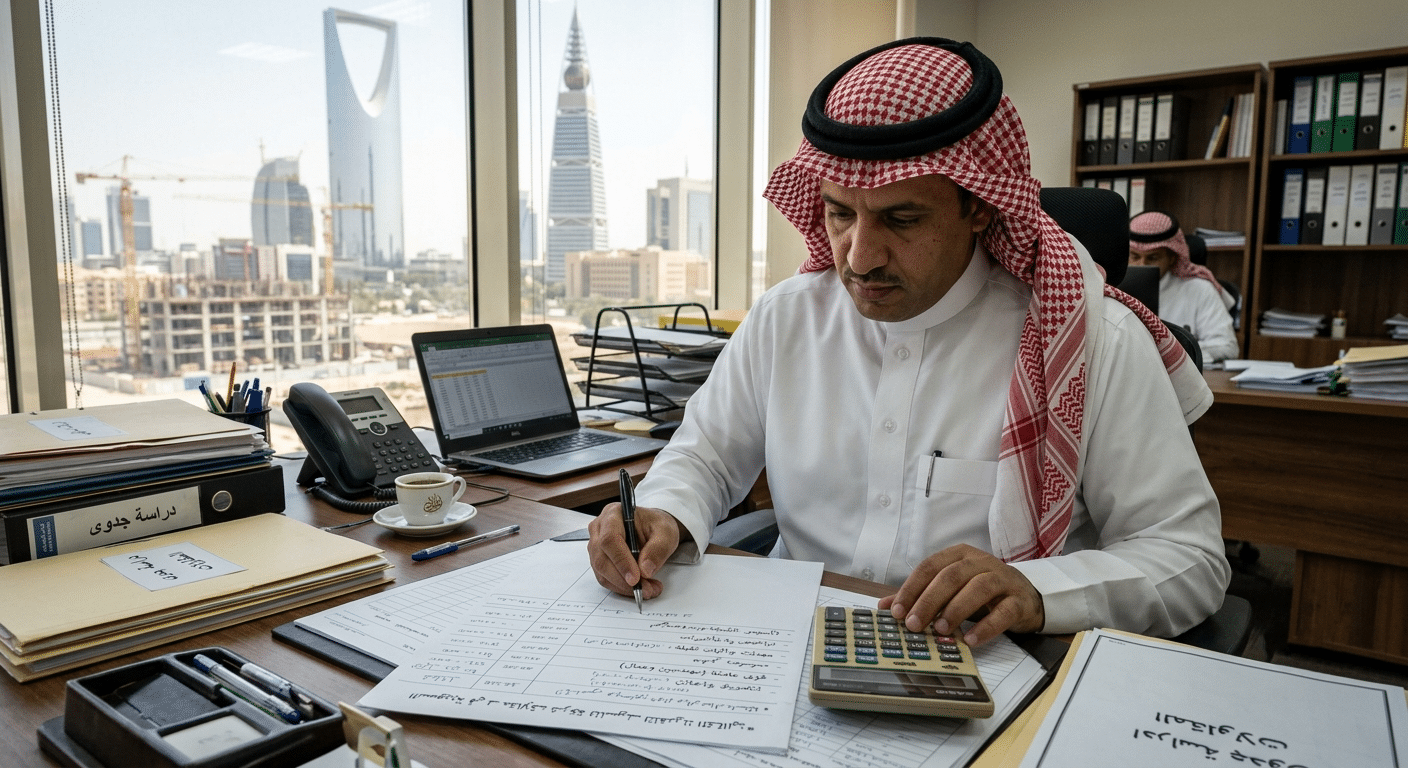 التكاليف التقديرية لتأسيس شركة مقاولات في السعودية