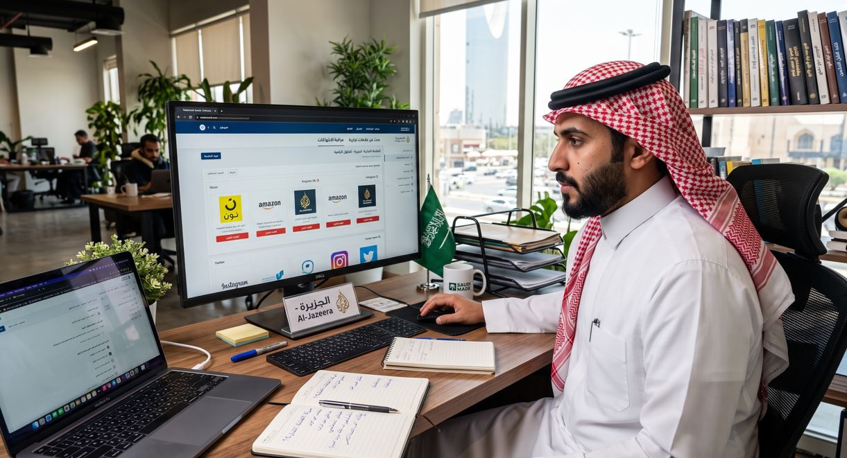 سعودي يقوم بـ التحقق من وجود سرقة لعلامتي التجارية عبر الإنترنت