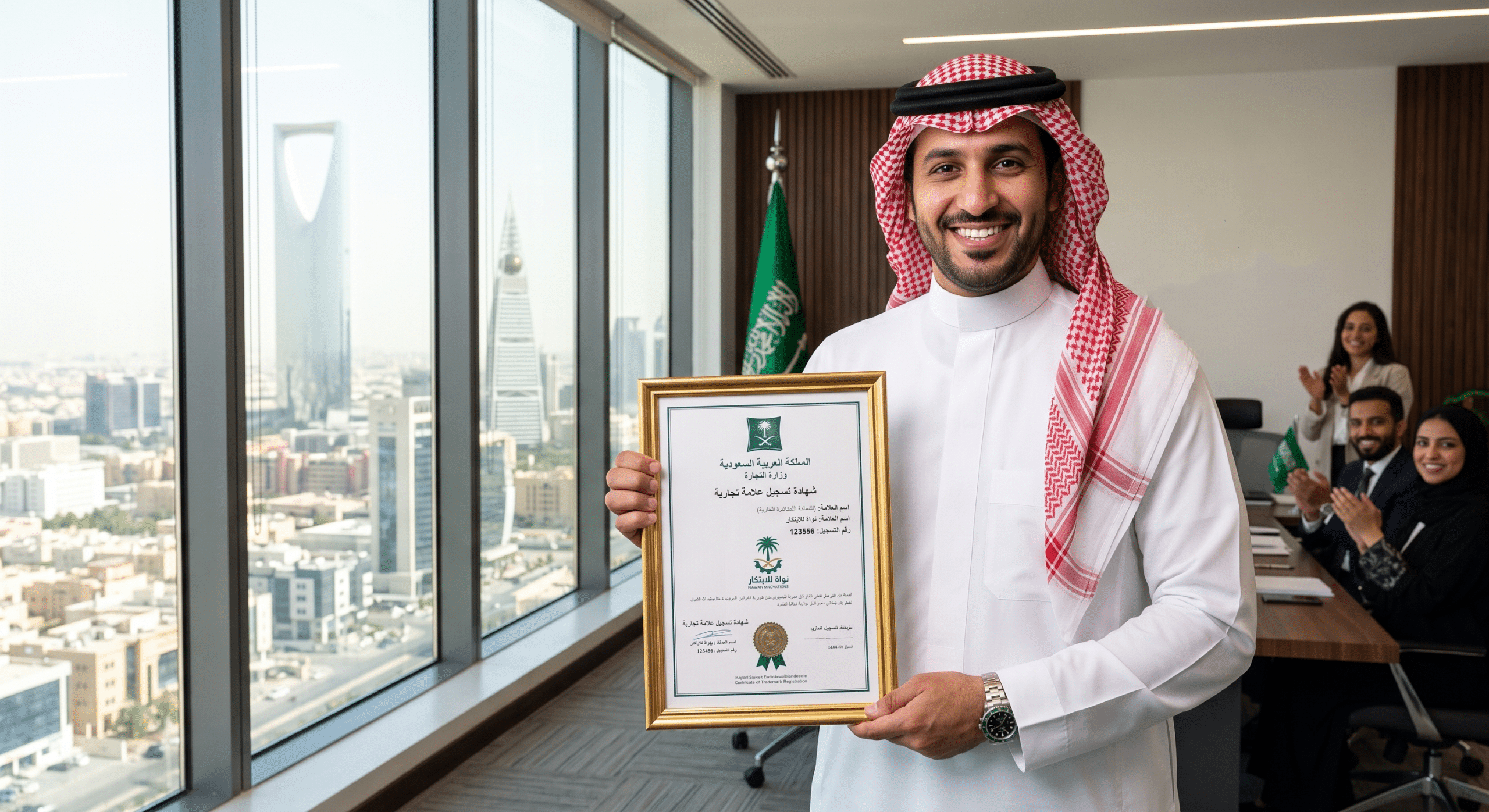 صاحب شركة سعودي حصل على تسجيل علامة تجارية فى السعودية