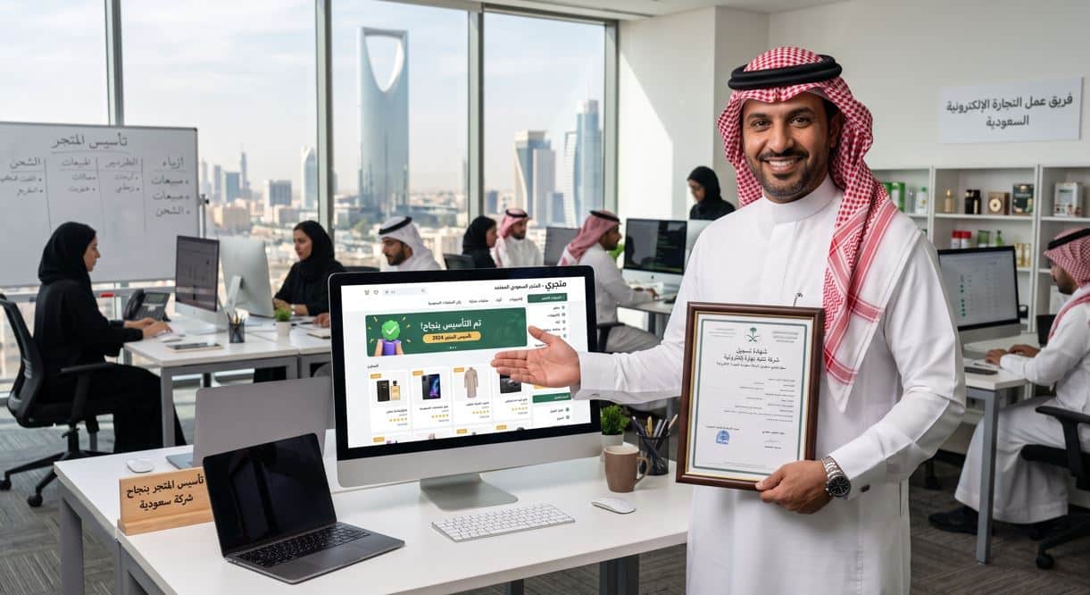 صاحب شركة سعودي قام بعمل تأسيس شركة تجارة إلكترونية ومتجر في السعودية بنجاح