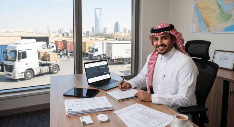 موظف حكومي سعودي يقوم ب تأسيس شركة نقليات ونقل بضائع في السعودية