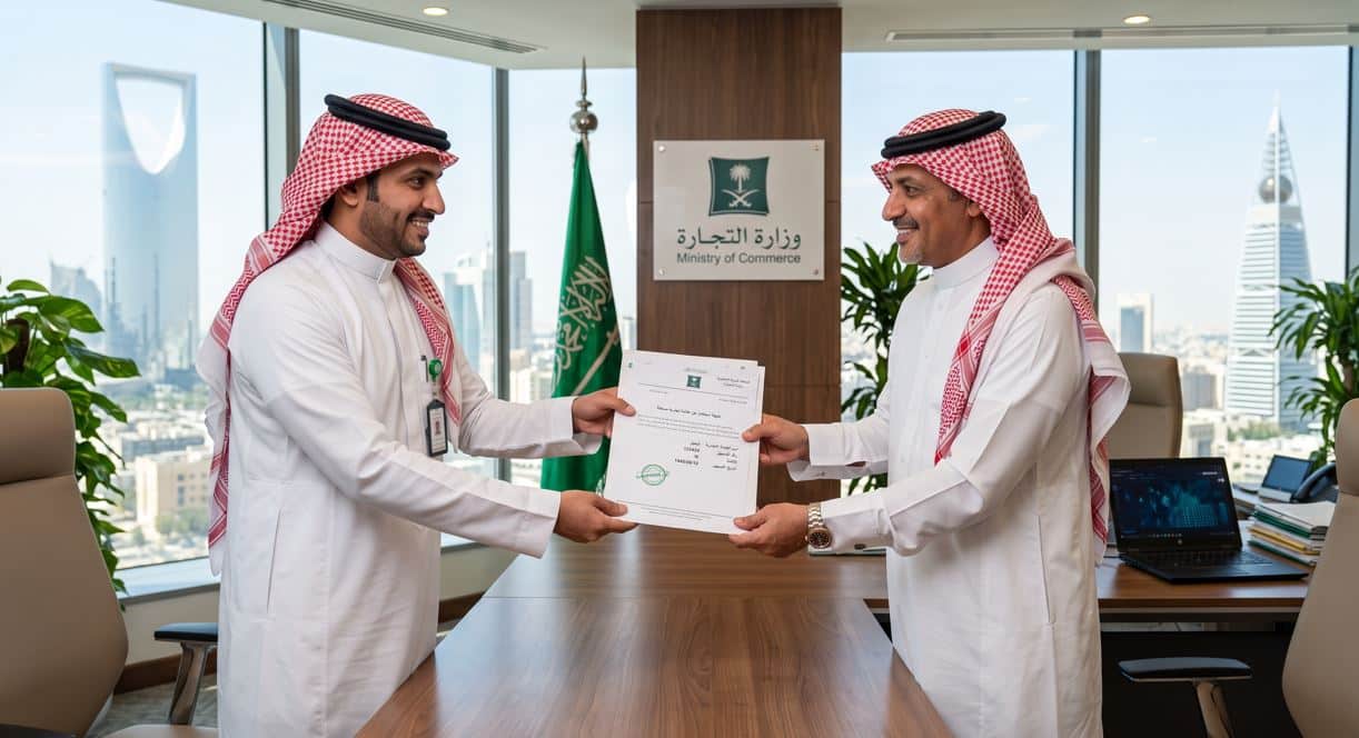 موظف سعودي اما رجل اعمال سعودي ويسلمة نتيجة الاستعلام عن علامة تجارية مسجلة في السعودية