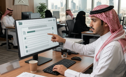 موظف سعودي يستعرض أهم قطاعات بتسجيل الامتياز التجاري في السعودية